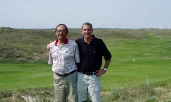 Don Placek and his father, Don Sr. at Ballyneal
