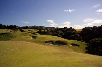 Cape Kidnappers, 7th hole, approach
