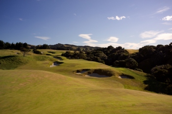 Cape Kidnappers, 7th hole, approach
