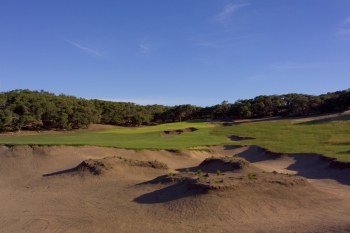 St. Andrews Beach, Gunnamatta, 10th hole, view from fairway bunker 
